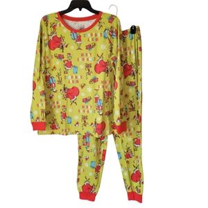 Dr. Suess' The Grinch Christmas pajama set Size M (8-10)